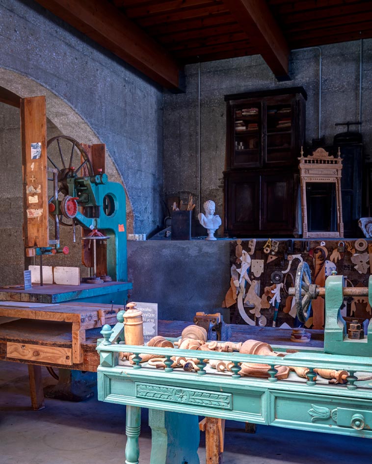 Η τεχνική κληρονομιά του Μιχάλη Πελεκάνου ζωντανεύει μέσα από το εργαστήριό του.